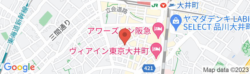 ホテルルートイン品川大井町の地図