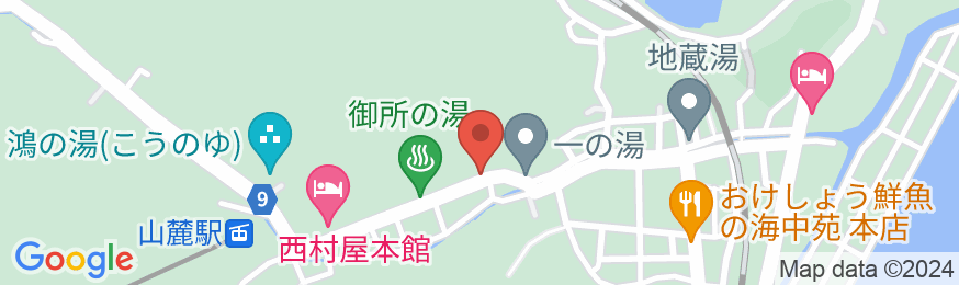 城崎温泉 安田屋旅館の地図