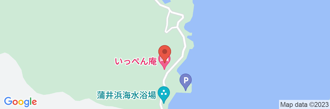 蒲井温泉 いっぺん庵の地図