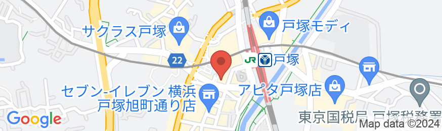 相鉄フレッサイン 横浜戸塚の地図