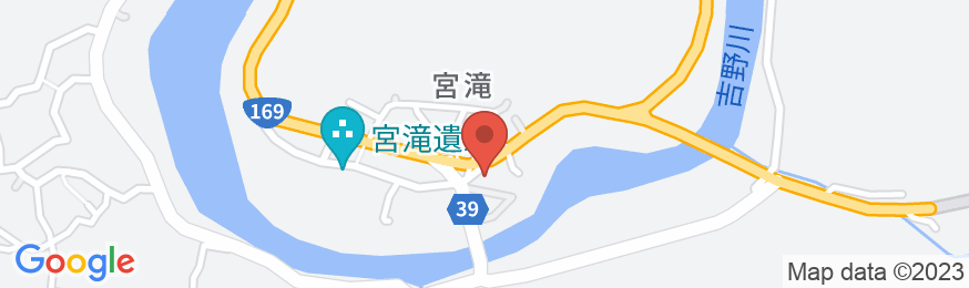 宮滝温泉湯元 まつやの地図