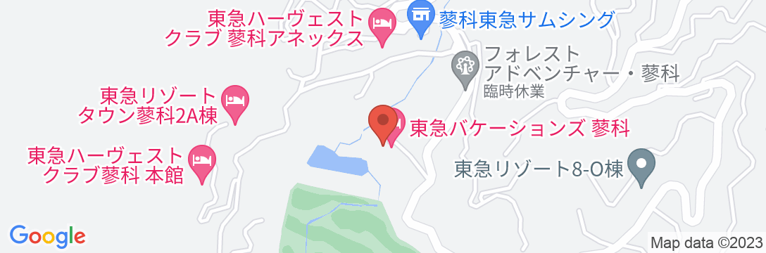 東急バケーションズ蓼科の地図