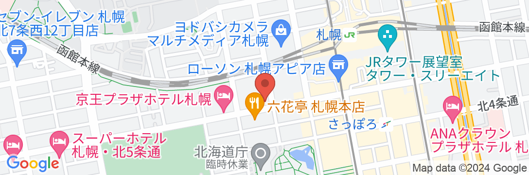 三井ガーデンホテル札幌の地図