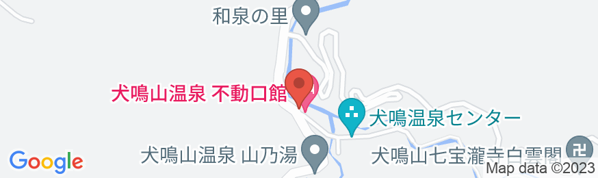 犬鳴山温泉 不動口館の地図