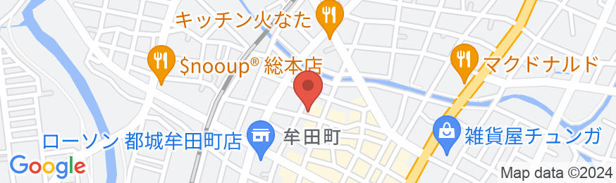 ビジネスホテル小牧 <宮崎県>の地図