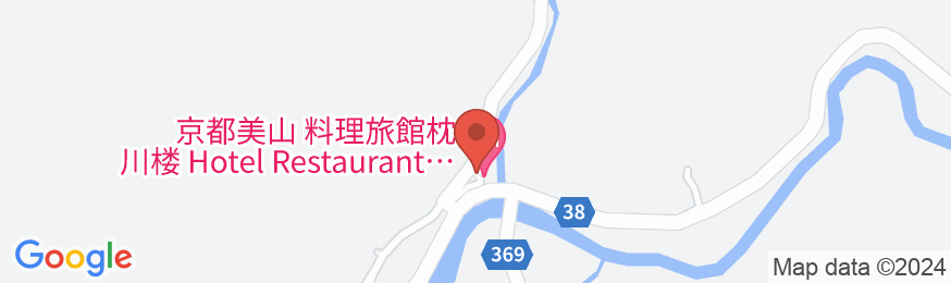 京都美山 料理旅館 枕川楼の地図