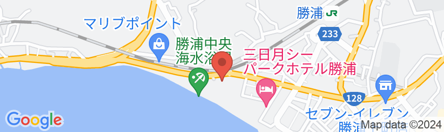 黒潮の宿 臨海荘の地図