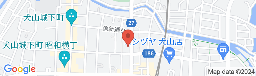 犬山シティホテルの地図