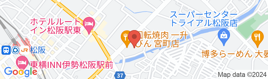 スーパーホテル松阪の地図