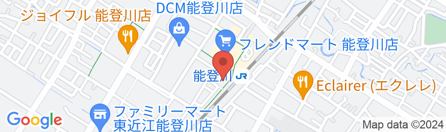 アズイン東近江能登川駅前の地図