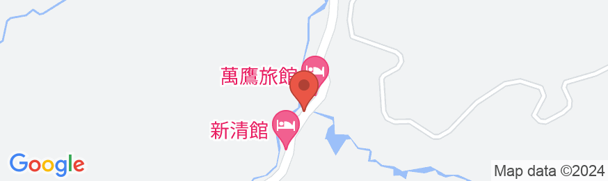 湯川温泉 せせらぎの宿 吉野屋の地図
