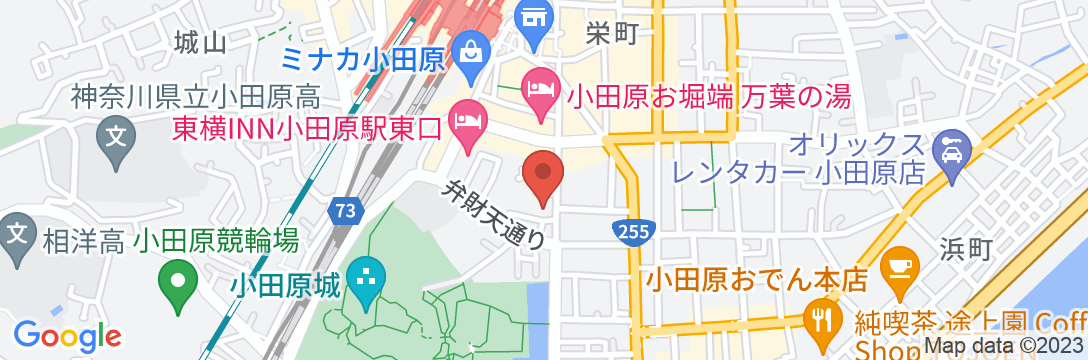 ホテルクニミ小田原の地図
