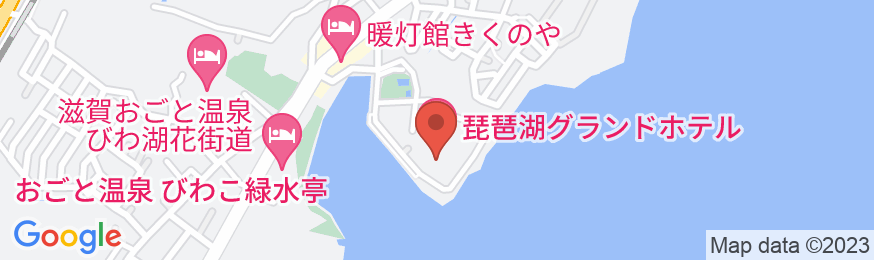 琵琶湖グランドホテル・京近江の地図