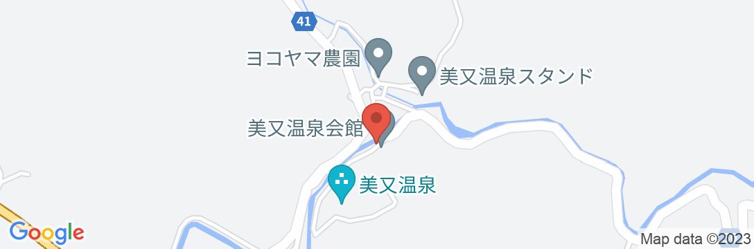 美又温泉 源泉かけ流し宿 山根旅館(2024年1月リニューアル)の地図