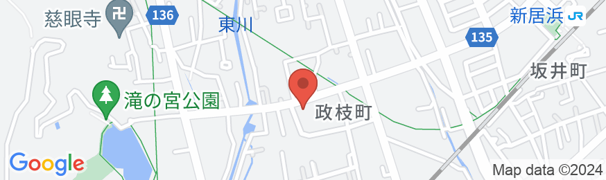 清乃家旅館の地図
