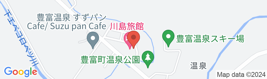 豊富温泉 川島旅館の地図