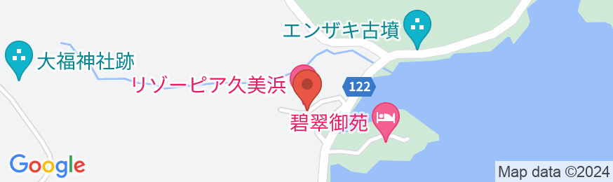 久美の浜温泉郷 リゾーピア久美浜の地図