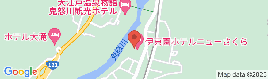伊東園ホテルニューさくらの地図