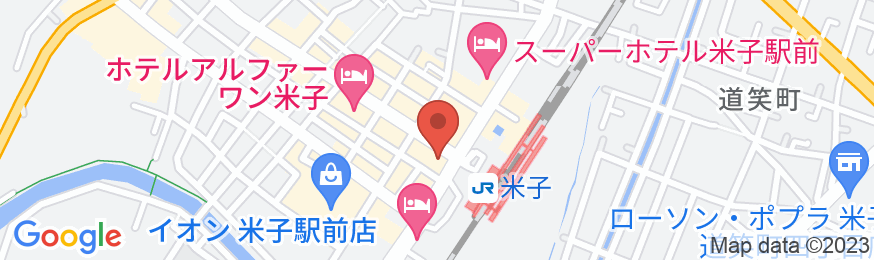 米子タウンホテルの地図
