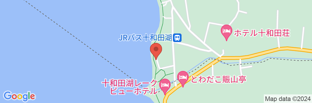 創作料理の宿 十和田湖レークサイドホテルの地図