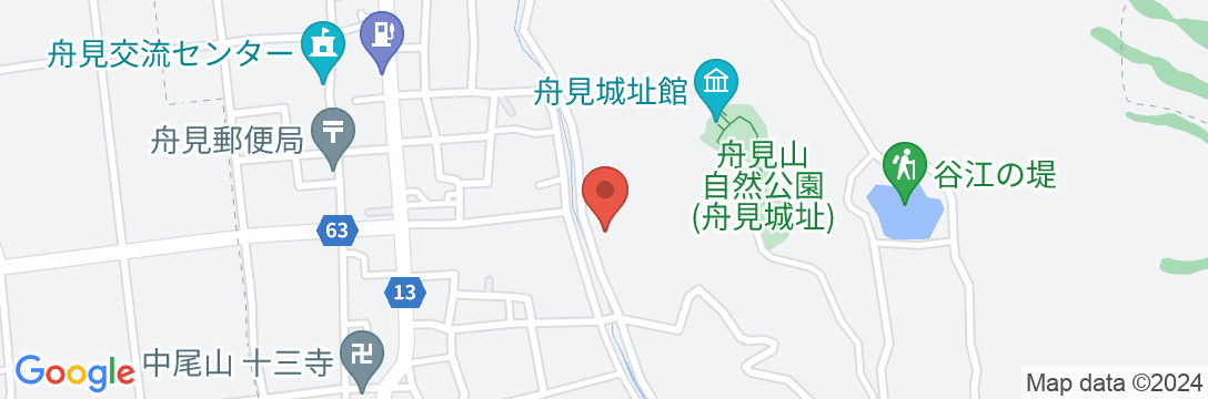 黒部川明日温泉元湯 バーデン明日(あけび)の地図