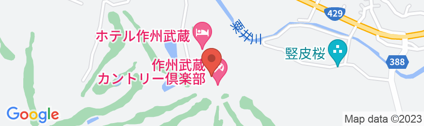 作州武蔵温泉 ホテル作州武蔵の地図