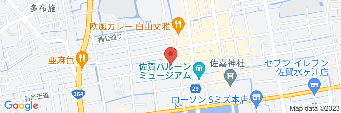 旅館あけぼのの地図