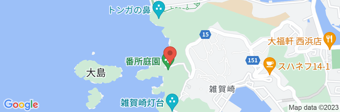 紀州温泉 雑賀の湯 双子島荘の地図