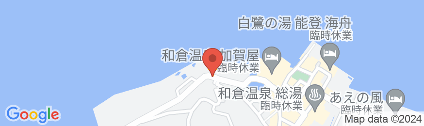和倉温泉 天空の宿 大観荘の地図