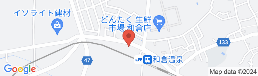 ビジネスホテル和倉の地図