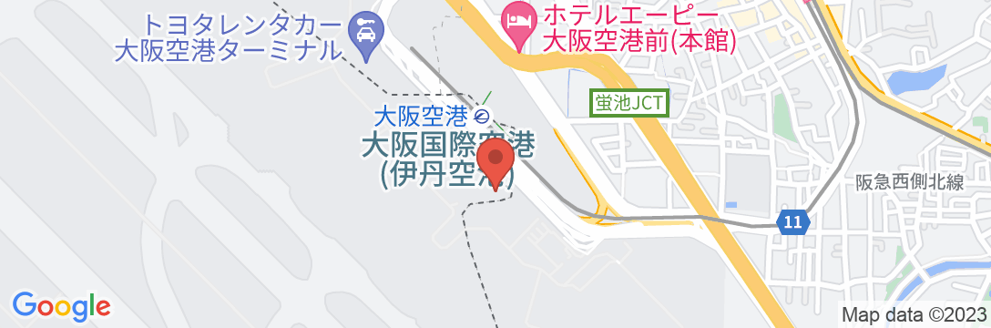大阪空港ホテルの地図