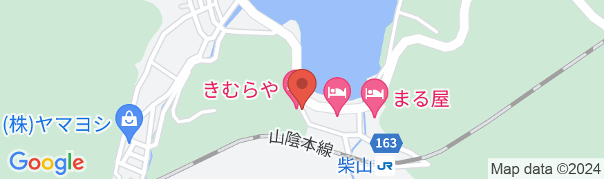 柴山温泉 かめやの地図