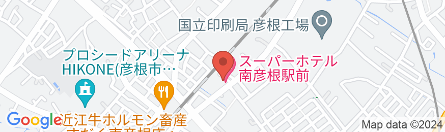 スーパーホテル南彦根駅前の地図