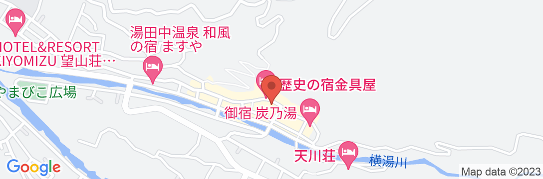信州 渋温泉 湯本旅館の地図