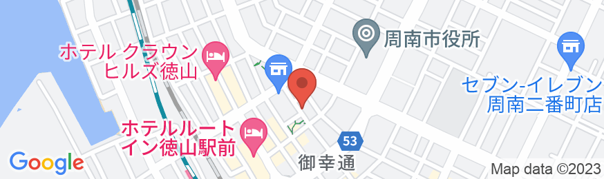 ビジネスホテル五十鈴<山口県>の地図