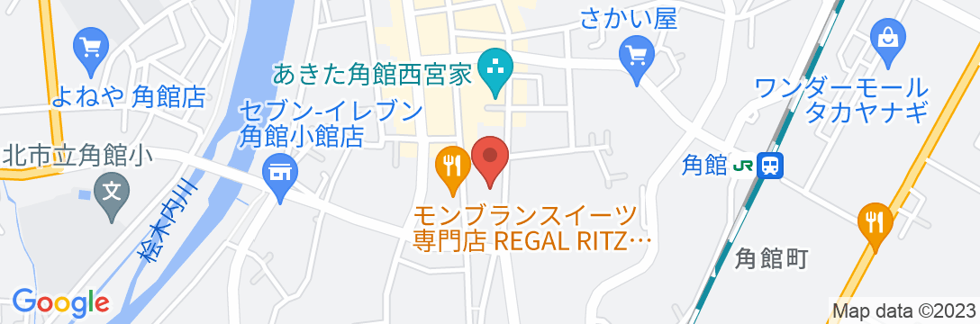 田町武家屋敷ホテルの地図