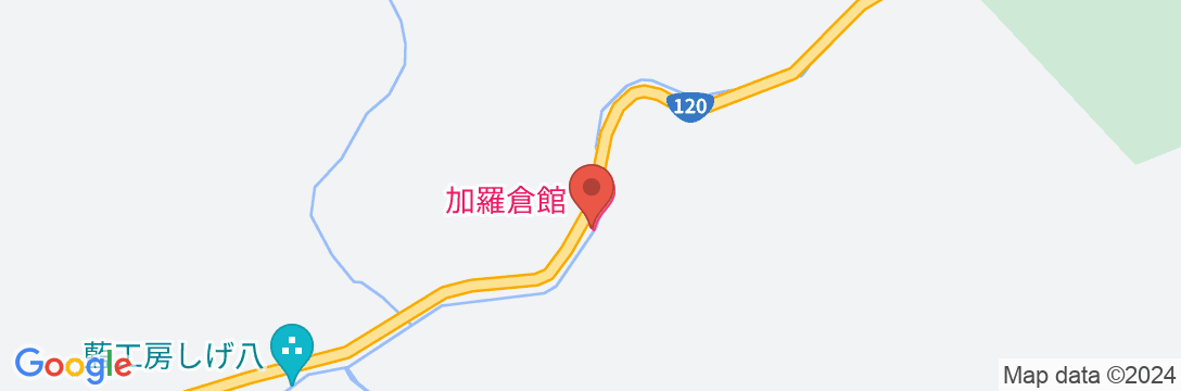 白根温泉 加羅倉舘(からくらかん)の地図