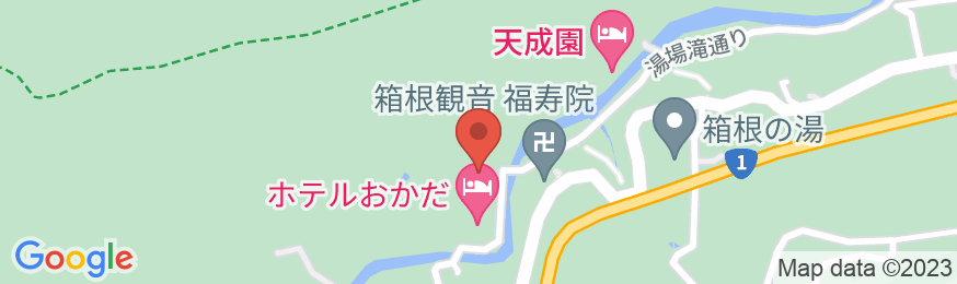 箱根湯本温泉 木もれびの宿 ふるさとの地図