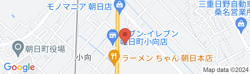 ビジネスホテル サンキュー四日市桑名店の地図
