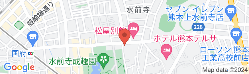 旅亭 松屋本館 Suizenjiの地図