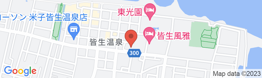 皆生温泉 三井別館の地図
