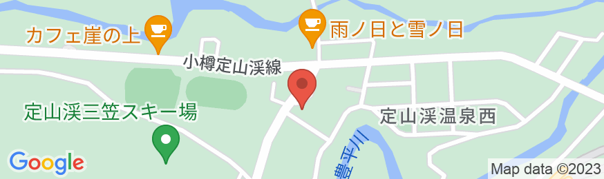 翠山亭倶楽部定山渓の地図