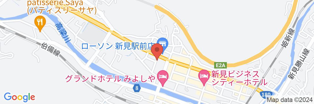 ビジネスホテル エイコーの地図