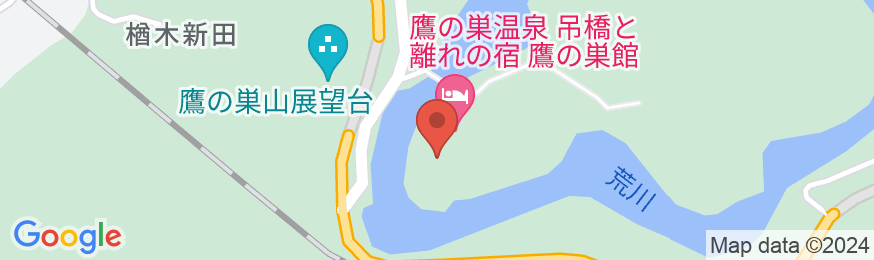 鷹ノ巣温泉 四季の郷 喜久屋の地図