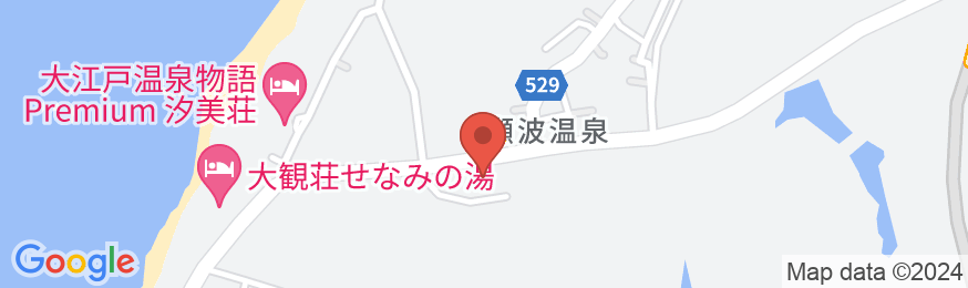 瀬波温泉 開湯の宿 大和屋旅館の地図
