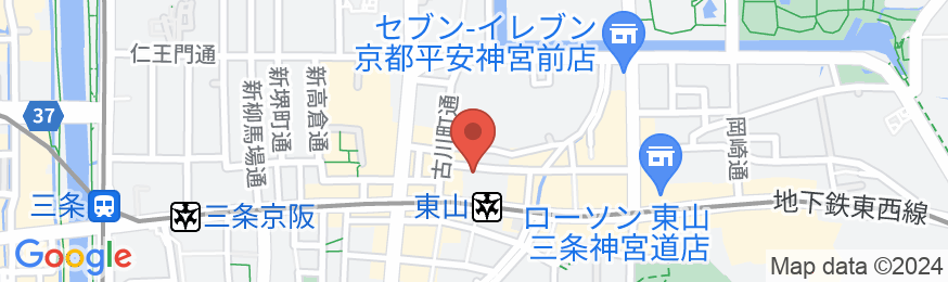 民宿 古梅川の地図