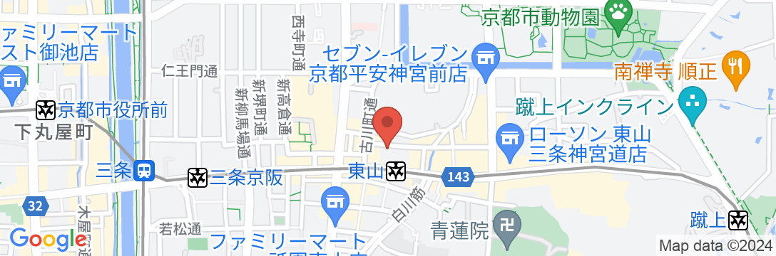 民宿 古梅川の地図