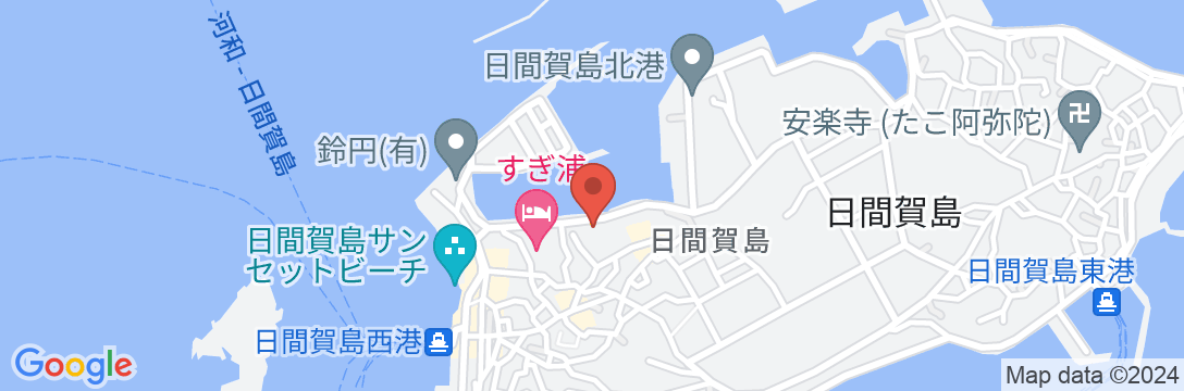 海のAuberge 晴快荘の地図