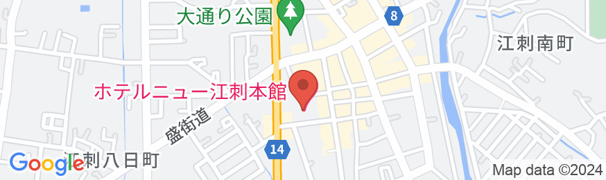 ホテルニュー江刺 本館の地図