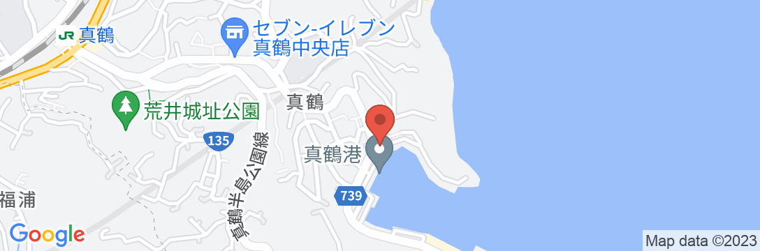 入船旅館の地図